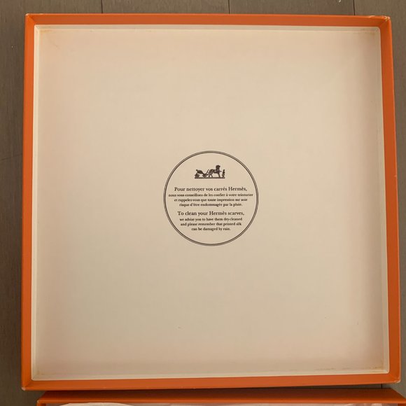 HERMES Les Tambours 100% Silk Scarf + Box - Picture 8 of 10